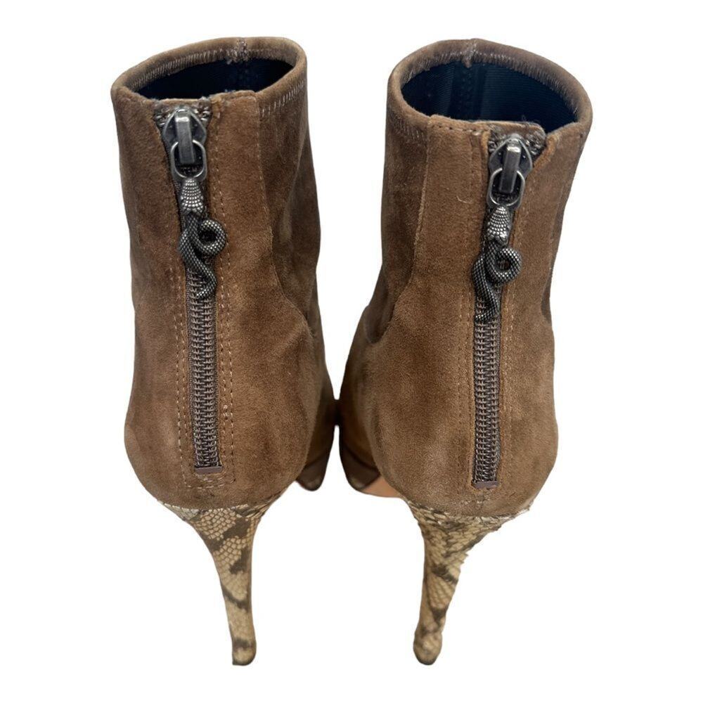 House of Harlow 1960 - Antelope Nexa Tan High Heel Zip Boots
